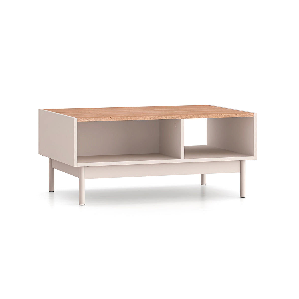 KLUBSKA MIZICA Connie Kašmir in les - bež, leseni material (60/89.8/40cm) - Petits-meubles