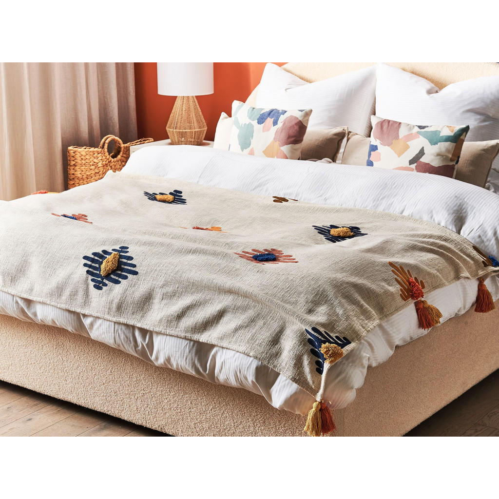 Thumbnail - Beliani Decke, Mehrfarbig, Textil, 130x180 cm, Wohntextilien, Decken