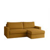 ECKSOFA Bendik In Poso - Honig, Holzwerkstoff/Textil (224/140cm) - Fun Möbel