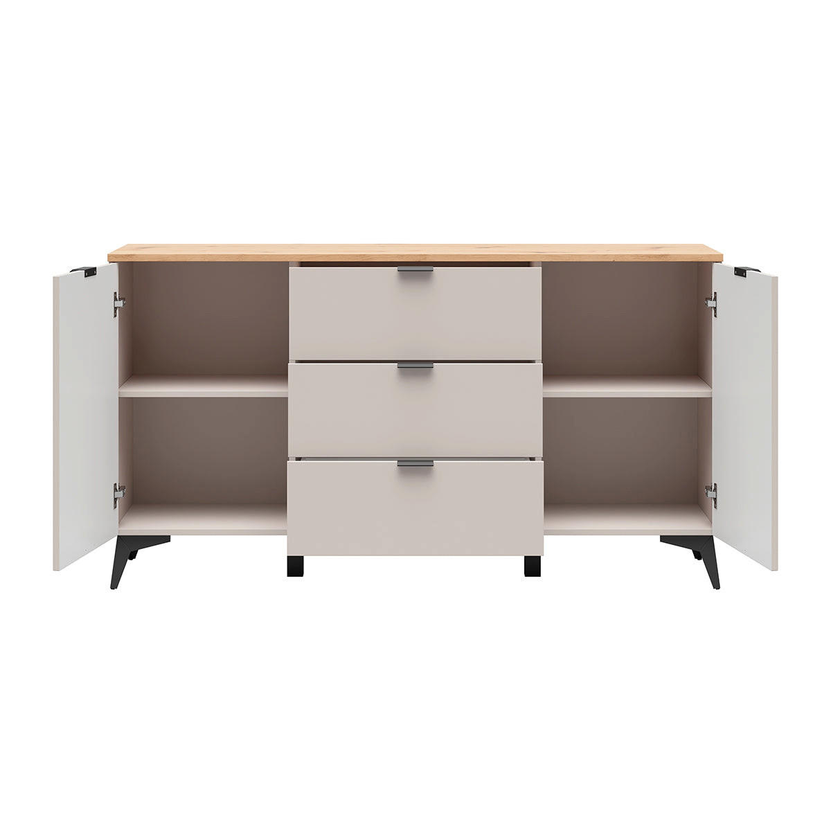 SIDEBOARD Vicky Kaschmir - Beige, Holzwerkstoff (150/82/41cm) - Petits-meubles