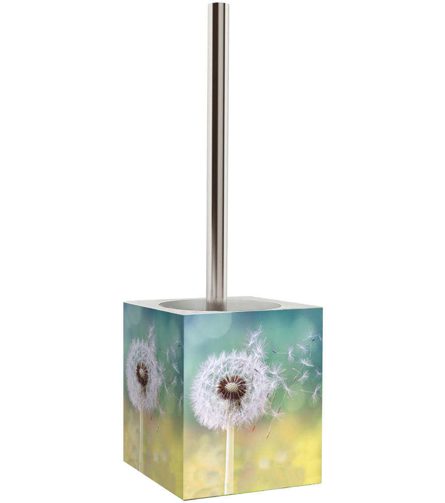 Sanilo Wc-Bürste Türkis, Weiß, Gelb 10x37x10 cm