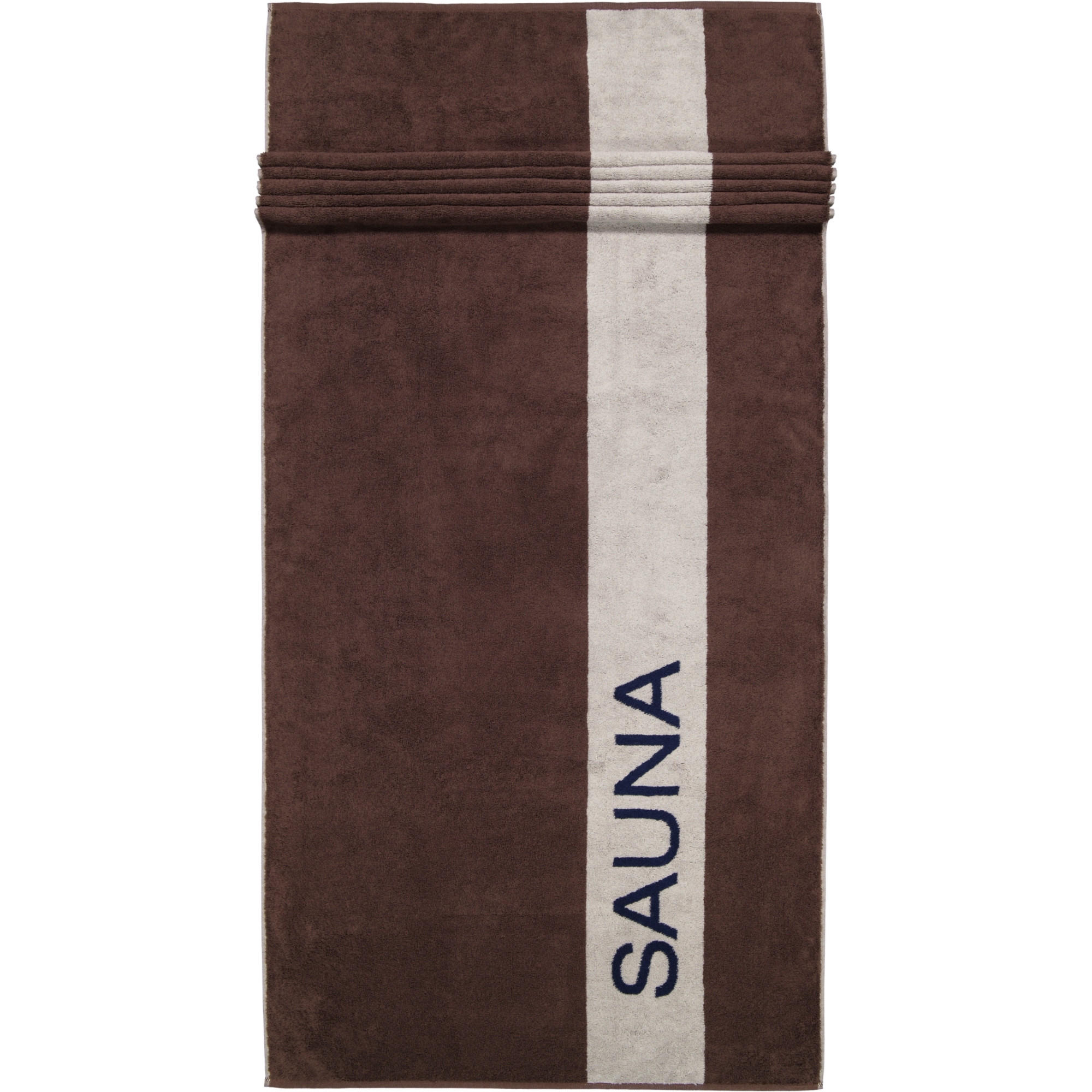 SAUNATUCH SAUNA 6238 MOKKA - 37 - Braun, Textil (80/200cm) - Cawoe