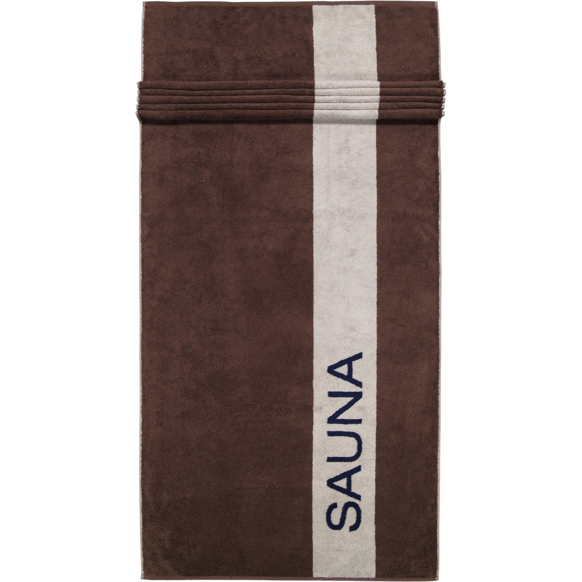 SAUNATUCH SAUNA 6238 MOKKA - 37 - Braun, Textil (80/200cm) - Cawoe