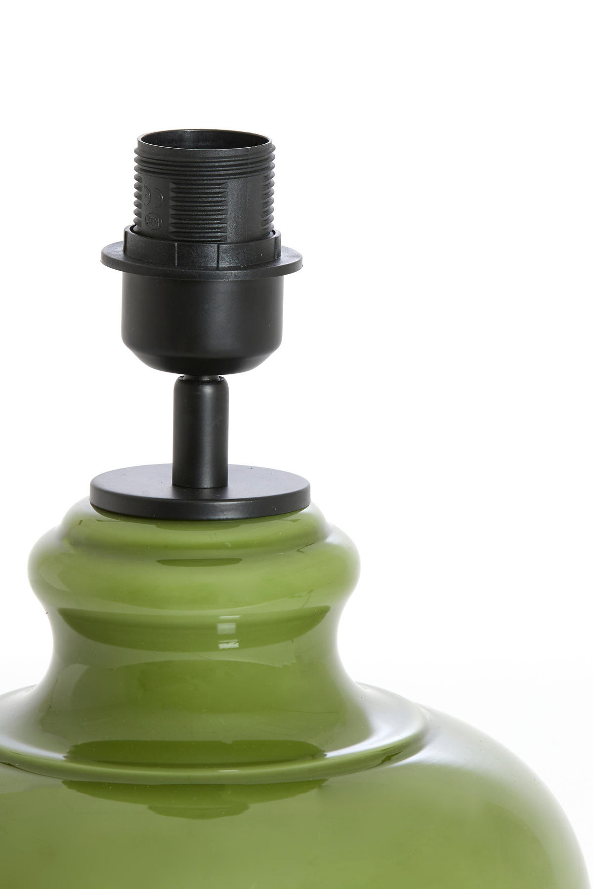 LAMPENSOCKEL Verde Grün 28.5/28.5/33 cm - Grün, Glas (28.5/28.5/33cm) - Light & Living