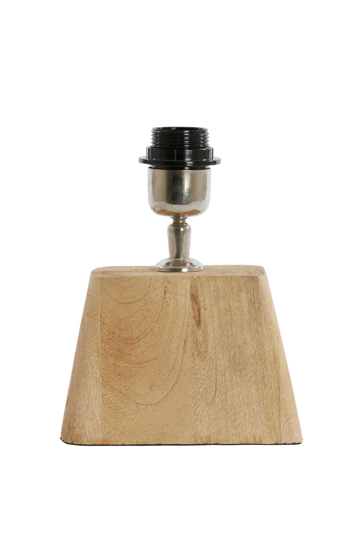 LAMPENFUSS Kardan Braun 16/10/21 cm - Hellbraun, Holz (16/10/21cm) - Light & Living