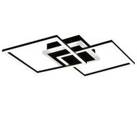 LED DECKENLEUCHTE Venida Schwarz Metall - Schwarz, Metall (35/57/7cm)