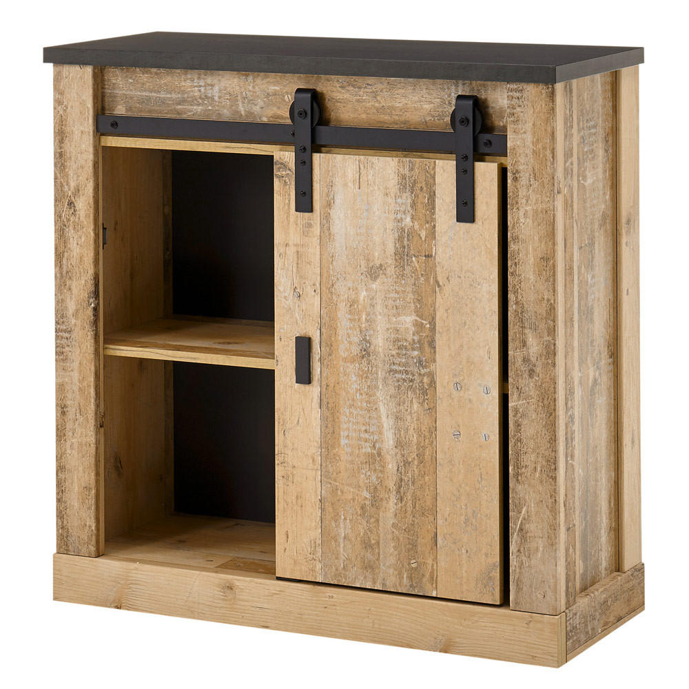 KOMMODE Shelton-61 - Braun, Holzwerkstoff (93/91/38cm) - Lomado