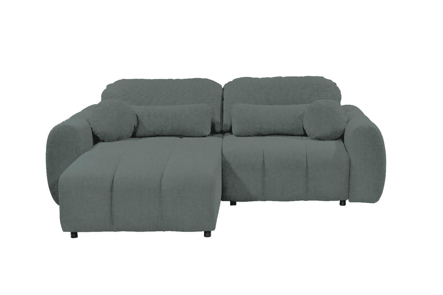 ed exciting design Eckschlafsofa Grün 260x192 cm