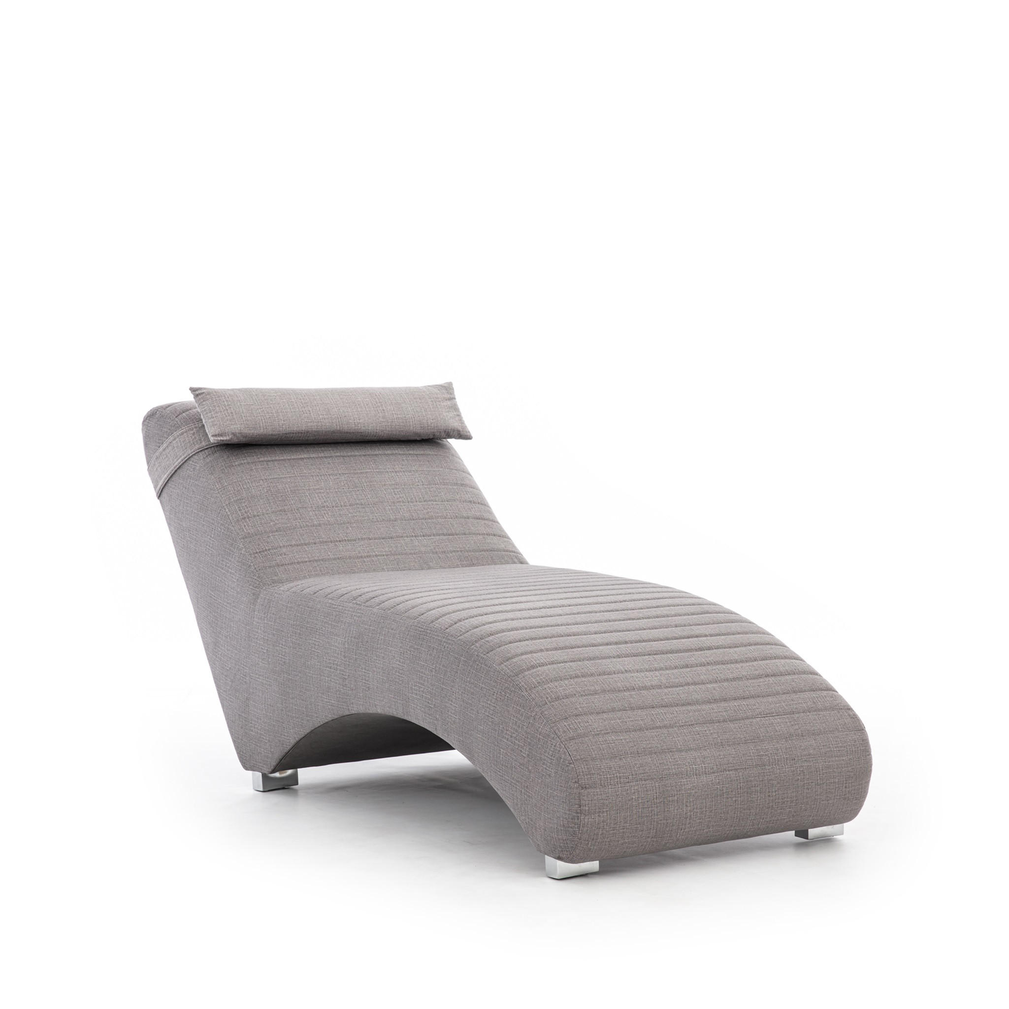 Fun Möbel Relaxliege Grau 73x80x170 cm