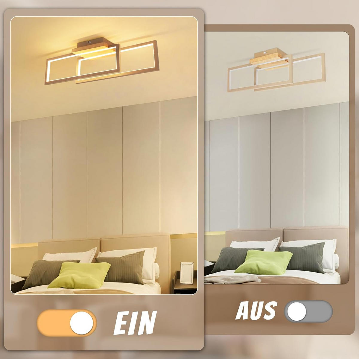 LED stropní svítidlo Coesfeld III 48/13/16 cm - stříbrná, kov (48/13/16cm) - Nettlife