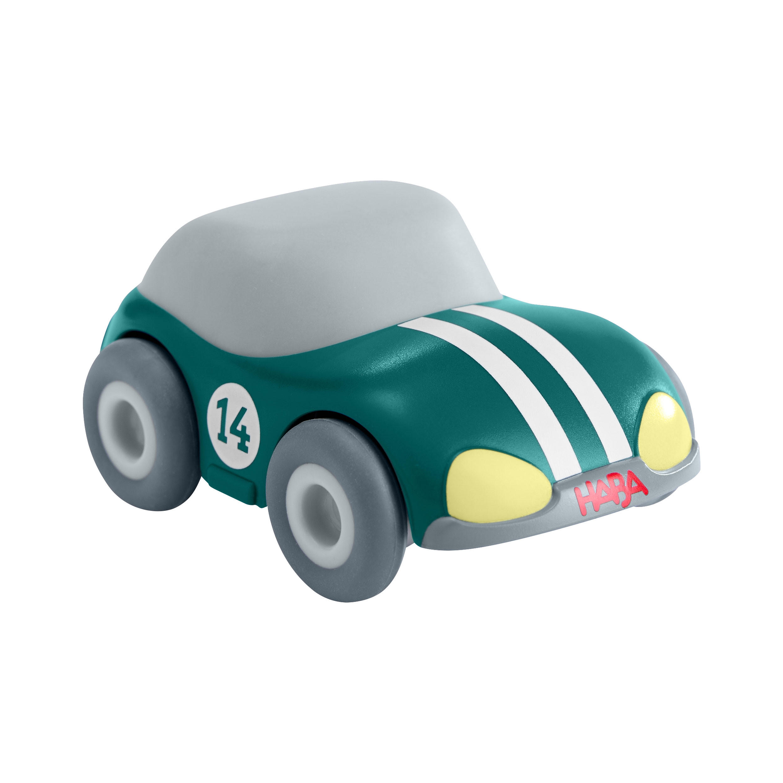 SPIELZEUGAUTO - Grüner Rennwagen, ab 2 Jahren - Multicolor, Kunststoff (6/9cm) - Haba