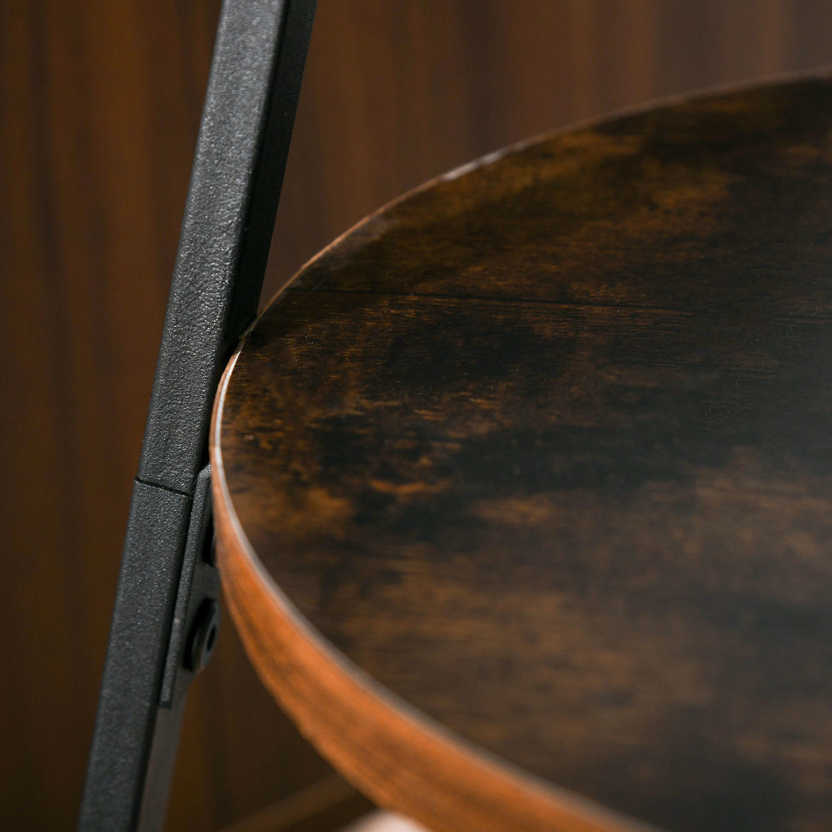 KLEIDERSTÄNDER - Braun, Holzwerkstoff/Metall (45/180/45cm) - HOMCOM
