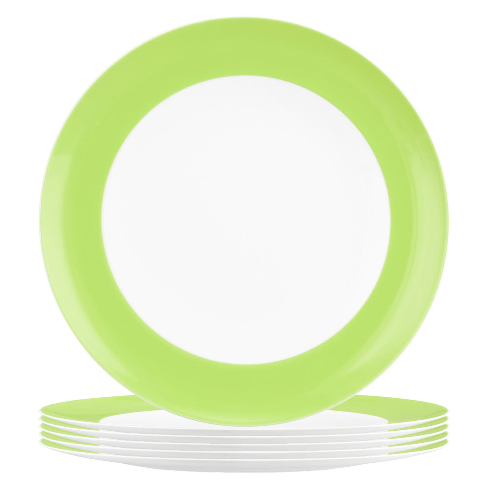 SPEISETELLER Liberty Pure Colors Lime Green ø 27 cm 6er Set - Grün, Keramik (27.3cm) - Seltmann Weiden