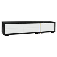 LOWBOARD DE-40554 Längenverstellbar mit Marmoroptik Weiß - Weiß, Holzwerkstoff (140/30/40cm) - ComfortXL