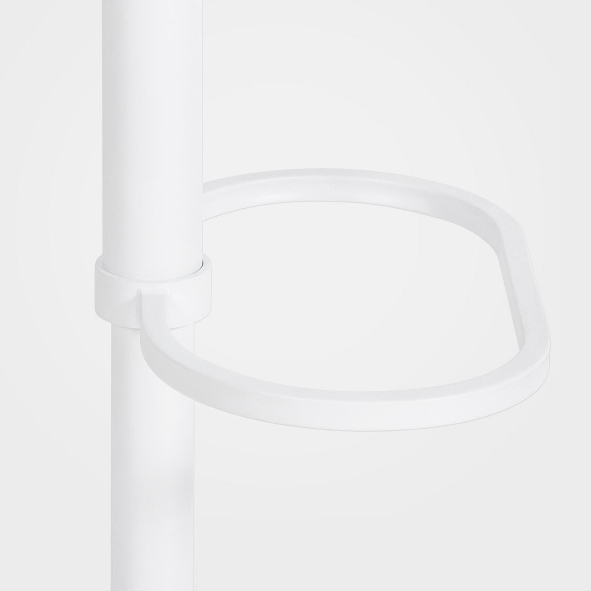 BARHOCKER Filz Taupe - Taupe/Weiß, Textil/Metall (64/88/45cm) - CLP