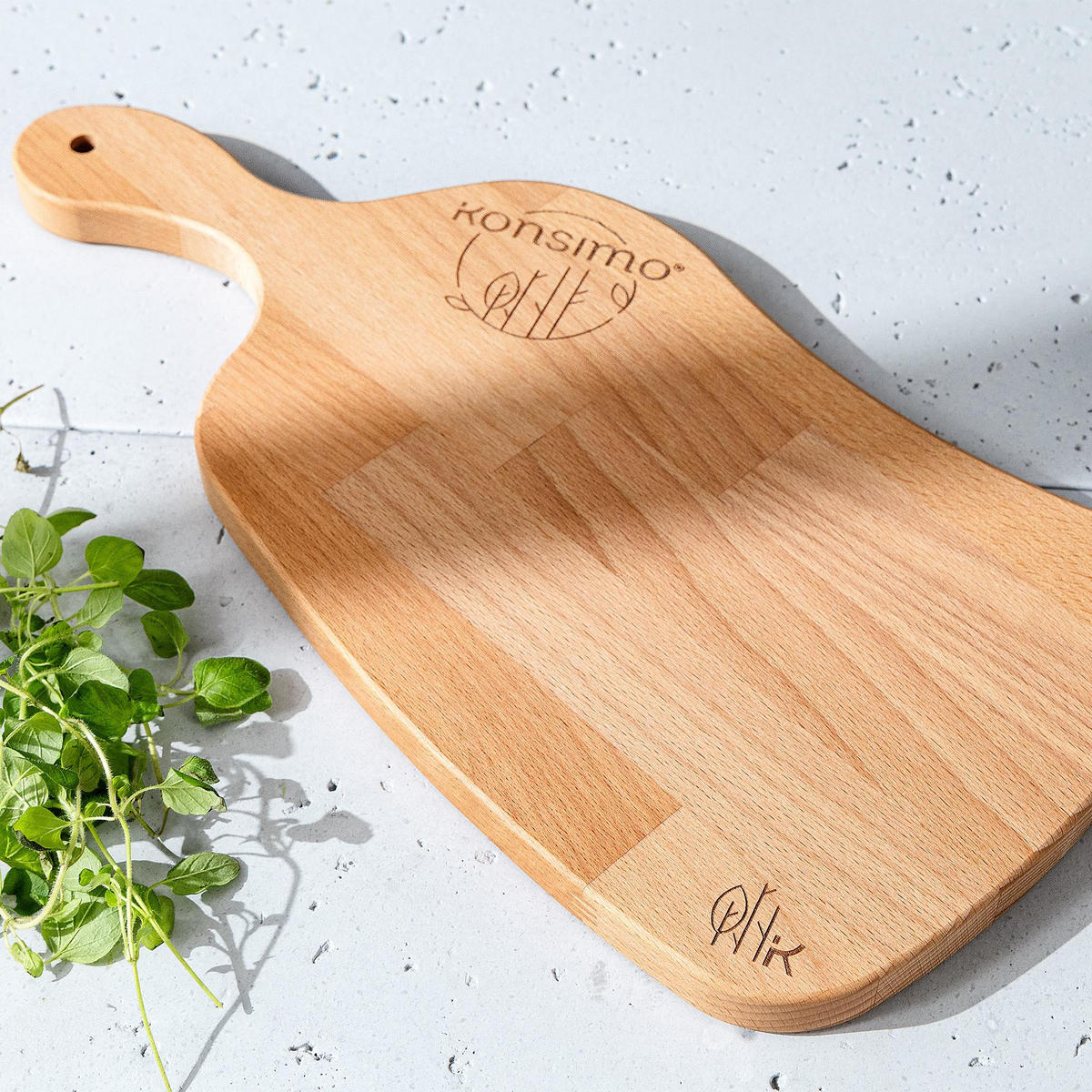 SCHNEIDEBRETT Holz Buche geölt LIVO - Buchefarben, Holz (18/38cm) - KONSIMO®