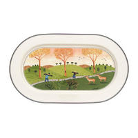 PLATTE OVAL Design Naif bunt 34 x 24 cm - Multicolor, Keramik (23.5/1.8/34cm) - Villeroy & Boch