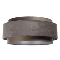 HÄNGELEUCHTE Grün 60/25 cm - Braun, Kunststoff (60/1.9/25cm) - ONZENO