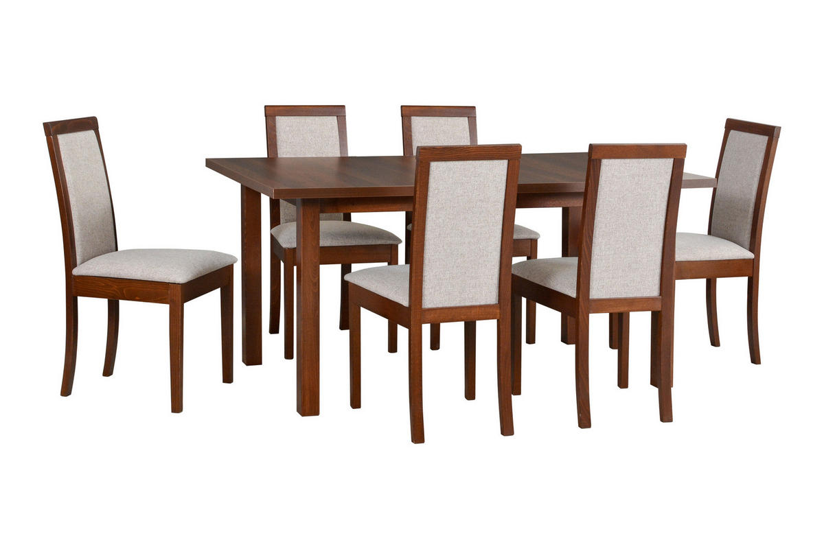 ESSTISCH Modena 2, 160-200/92 cm, walnussfarben - Walnussfarben, Holz (92/160/78cm) - Leaf Design