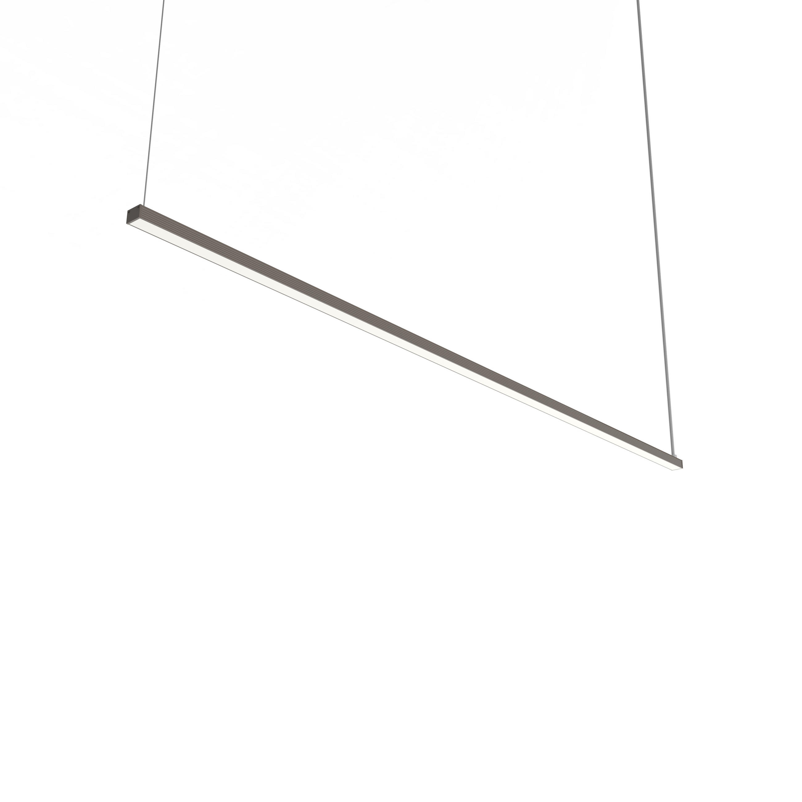 Lumicom Led-Hängeleuchte Graubraun 100x2x2 cm
