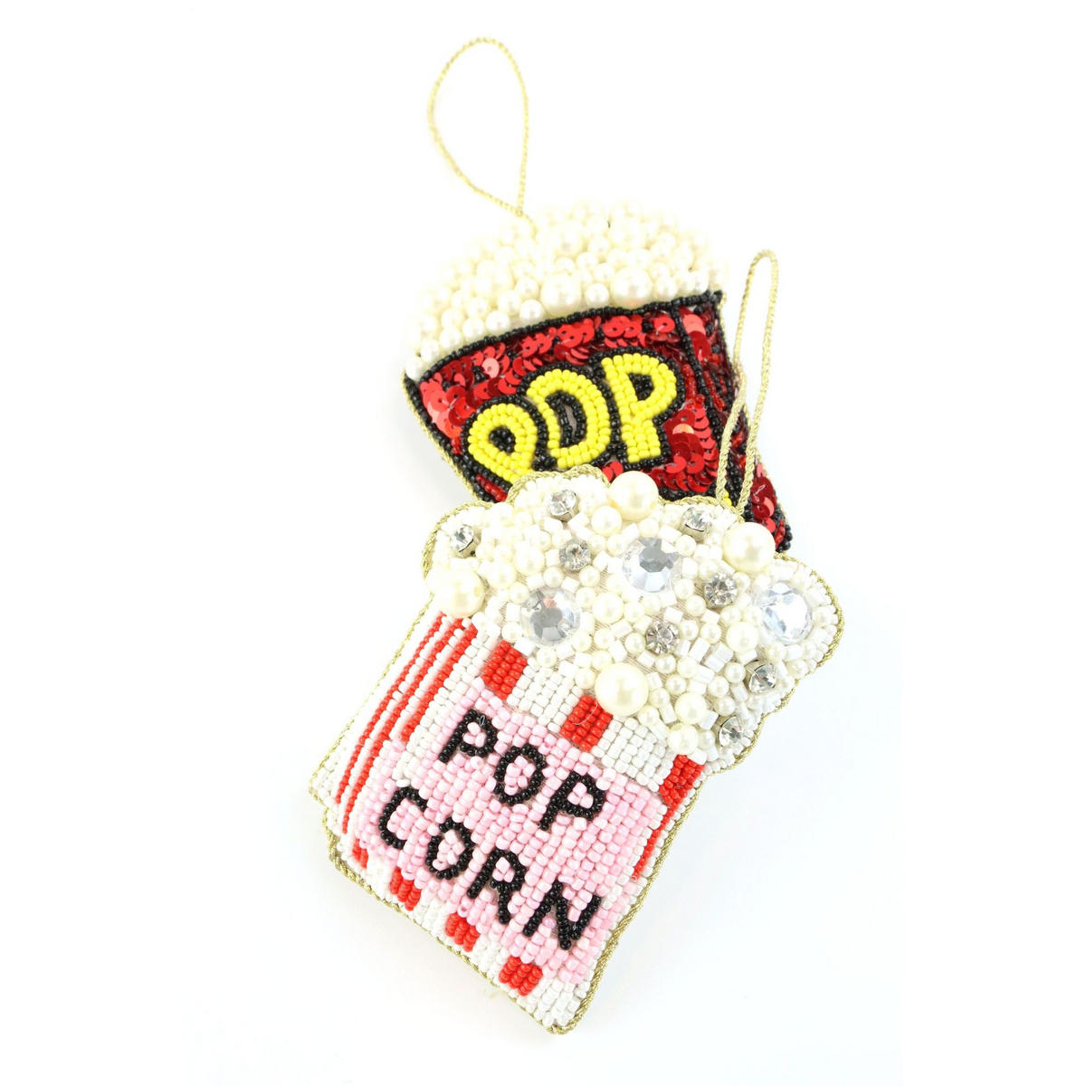 DEKOOBJEKT Popcorn 2er Set - Multicolor, Textil (11/1.5/8cm) - FURNARO
