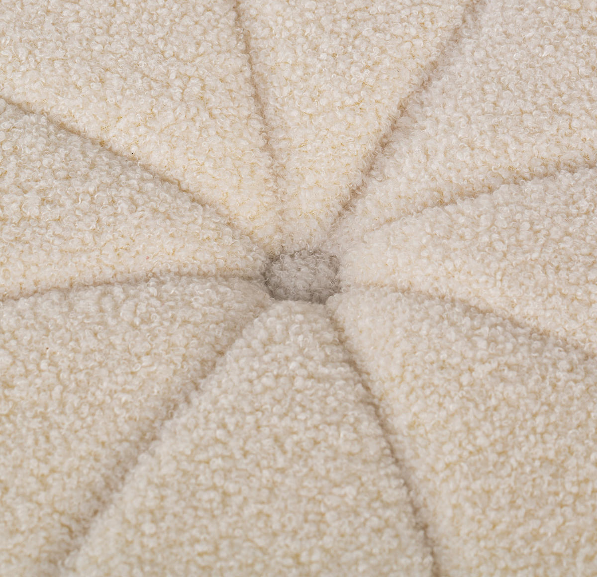 POUF Wolle Weiß - Weiß, Textil (50/38/50cm) - Nordlys