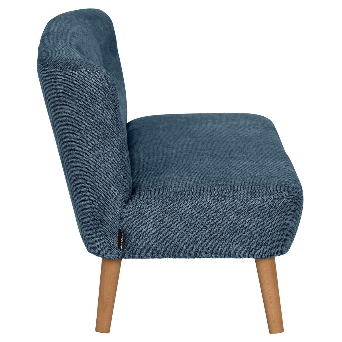 KINDERSOFA 2-Sitzer Katya Flachgewebe dunkelblau - Dunkelblau, Kunststoff (97/54/50cm) - 58aufmkessel