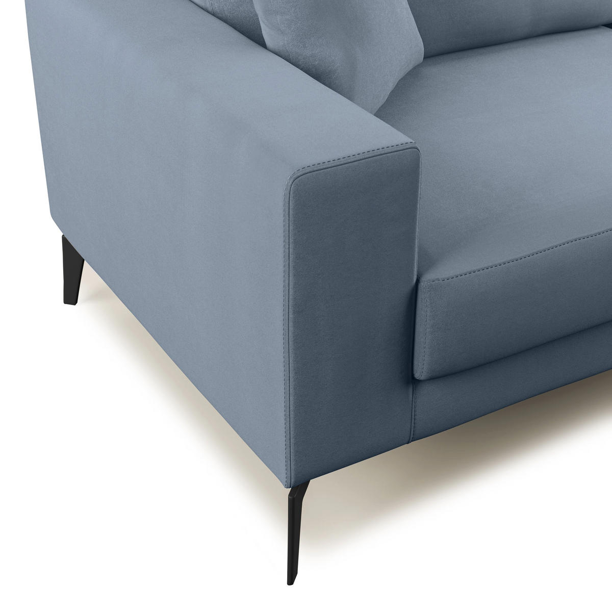 LINEARSOFA Prestige - Petrol, Textil (206/95/91cm) - Divani.store