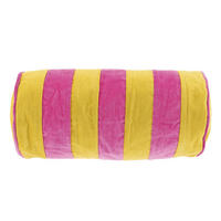 DEKOKISSEN Mika Mehrfarbig 20/45/20 cm - Pink, Textil (45/20cm) - Unique Living
