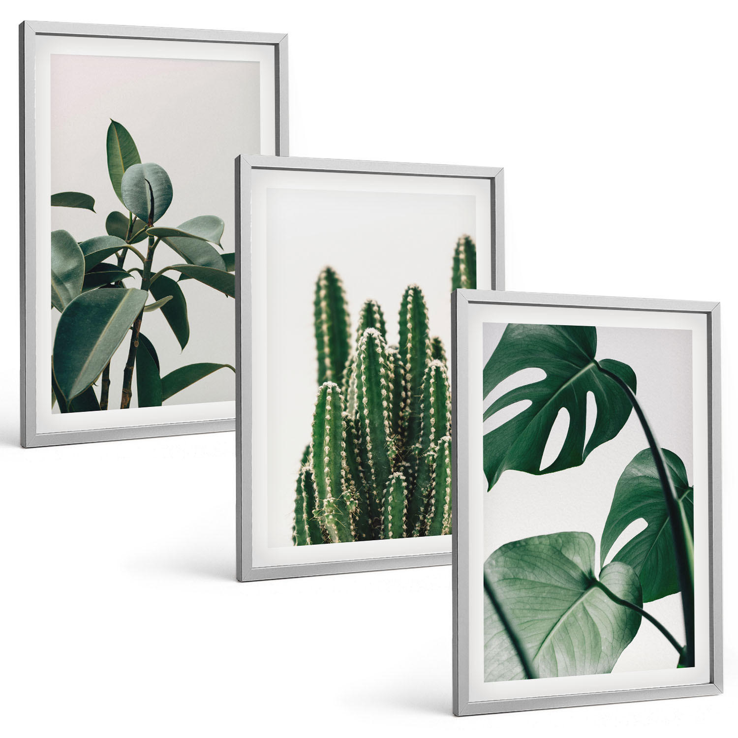 Tulup Bilder Silber 40x60 cm