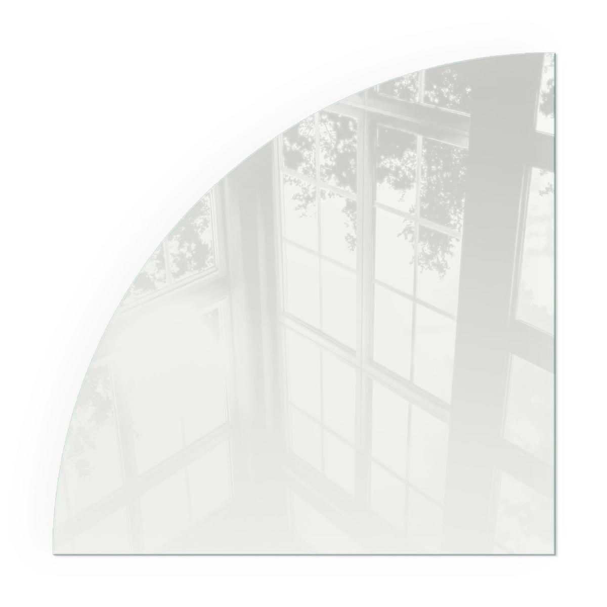 GLASPLATTE für Kamin 100x100 cm - Grau, Glas (100/100/0.4cm) - TULUP