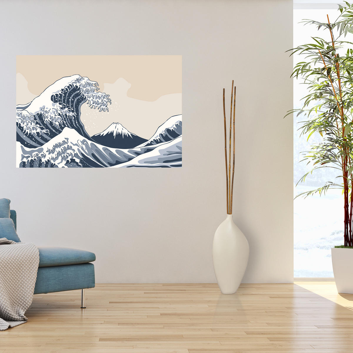 40XPFLANZSTÄBE - Hellbraun, Holz (1.2/120/1.2cm) - Relaxdays