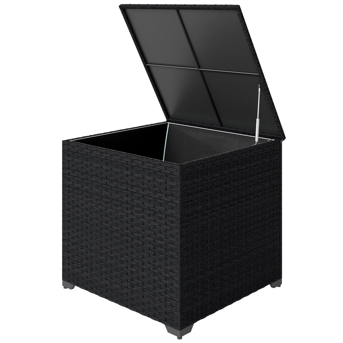 KISSENBOX DE-13703 253 Liter wasserdicht mit Reißverschlussfutter Schwarz - Schwarz, Metall (72/70/72cm) - ComfortXL