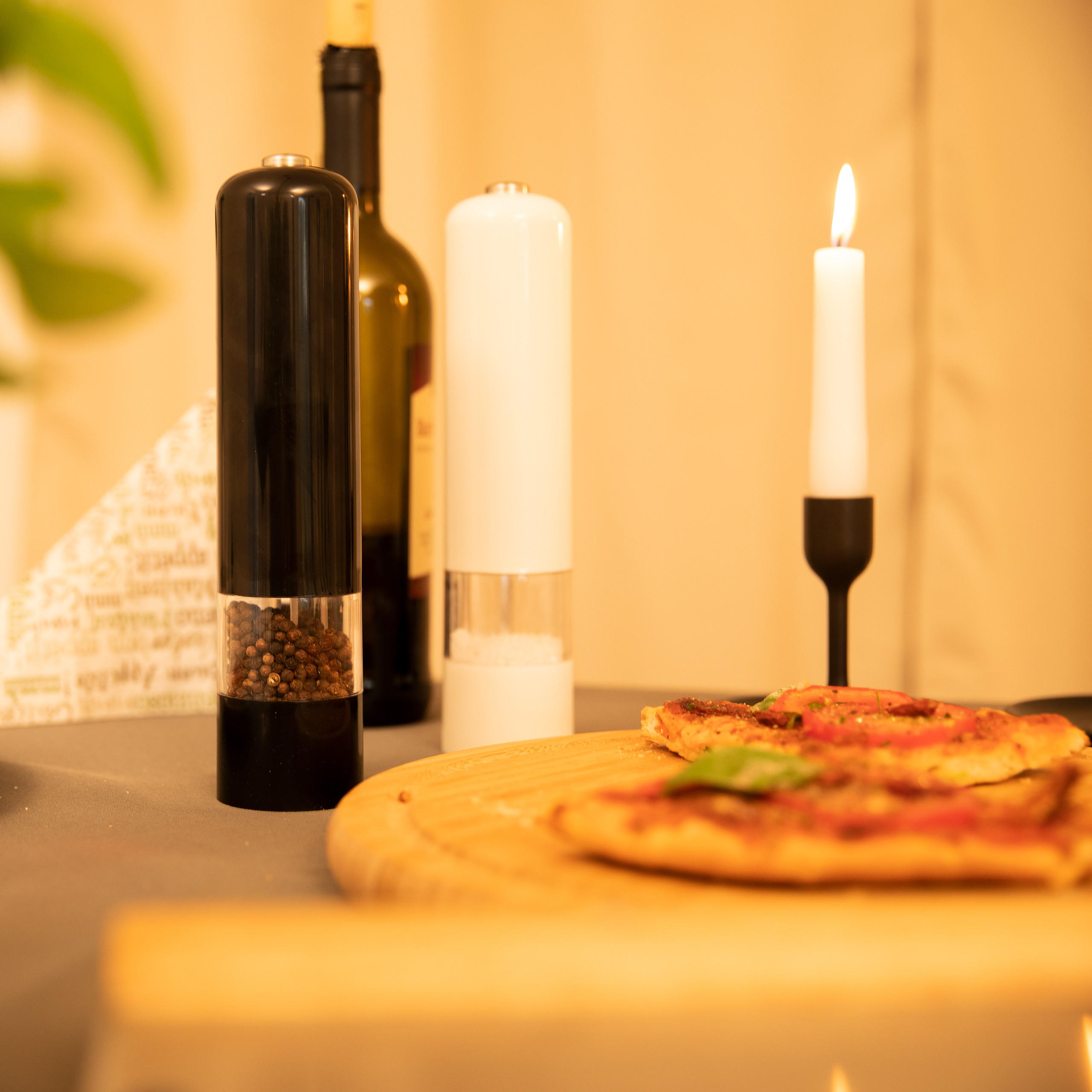 2xPFEFFERMÜHLE - Multicolor, Keramik/Kunststoff (5/23/5cm) - Relaxdays