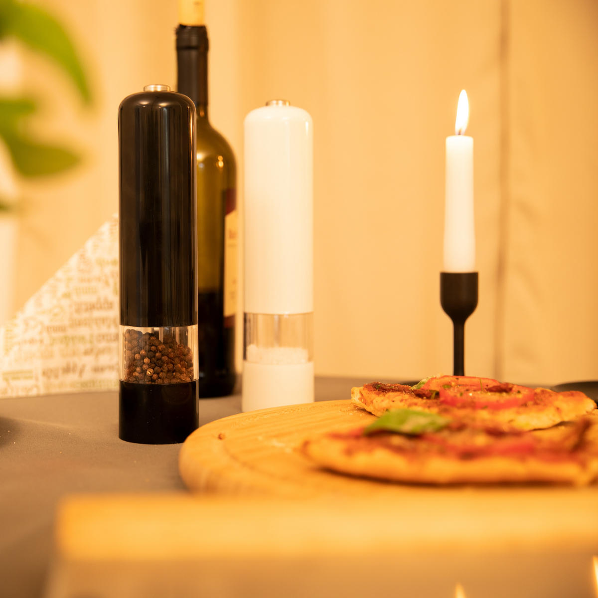 2xPFEFFERMÜHLE - Multicolor, Keramik/Kunststoff (5/23/5cm) - Relaxdays