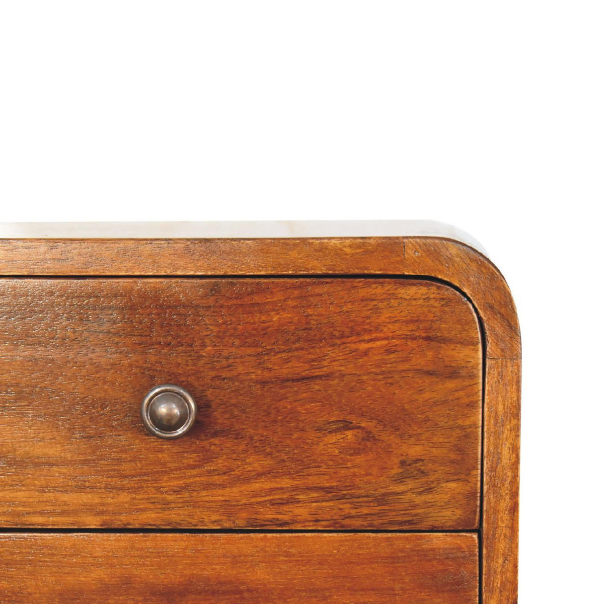 NACHTTISCH Mini Wandmontiert - Messingfarben/Braun, Holz/Metall (30/25/25cm) - Artisan Furniture