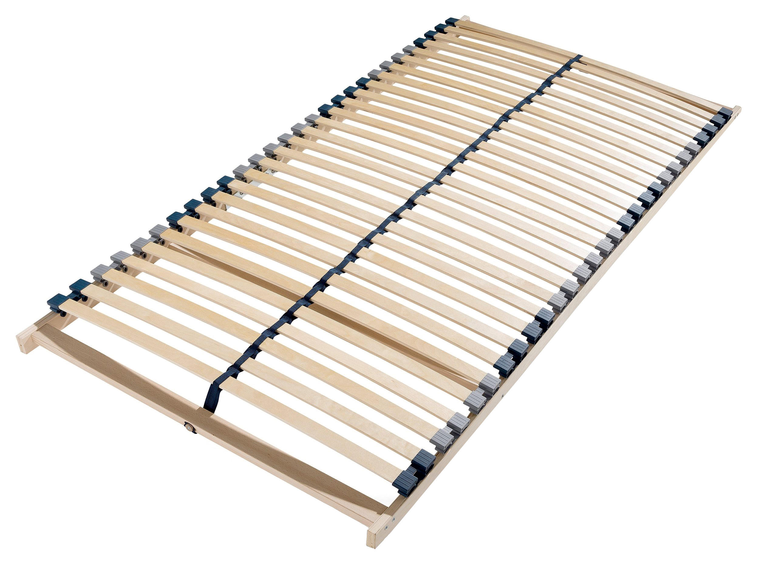 LATTENROST DreamBase 80x200 7-Zonen - Eschefarben/Buchefarben, Holz (80/200cm) - Mister Sandman