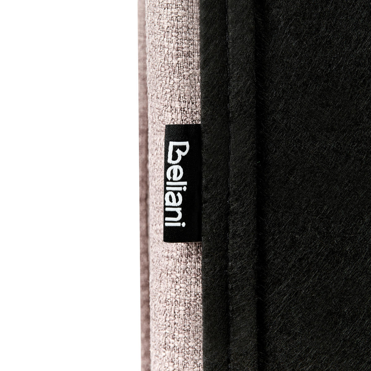 BETT mit Lattenrost 140/200 cm Taupe Corio - Taupe/Schwarz, Textil (140/200cm) - Beliani