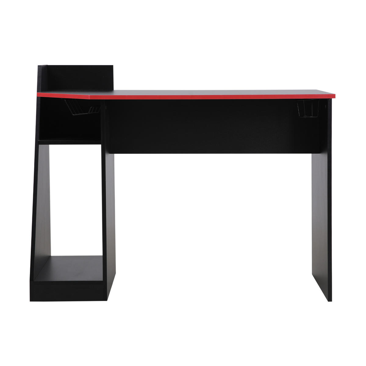 SCHREIBTISCH Schwarz 50/110/85 cm - Schwarz, Holzwerkstoff (110/50/85cm) - Mobili Rebecca