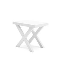 KONSOLENTISCH ausziehbar 58 bis 302cm, für 14 Gäste, weiß, 90/58/73cm - Weiß, Holzwerkstoff (90/302/73cm) - Skraut Home