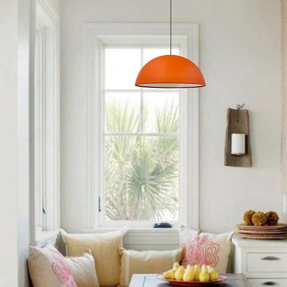 PENDELLEUCHTE Lipeo 40/23 - Orange, Metall (23/40/20cm) - Bamyum
