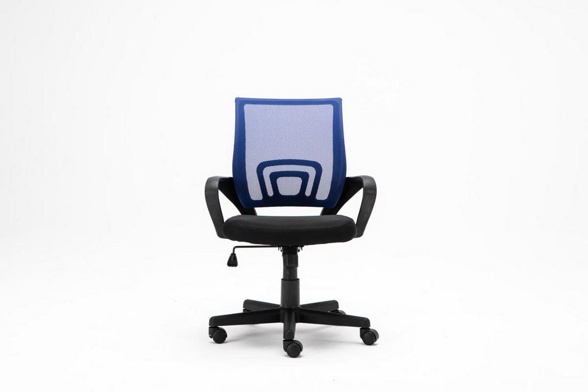 BÜROSTUHL Genf mit Netzbezug, Blau - Blau, Kunststoff/Textil (56/100/54cm) - TPFLiving