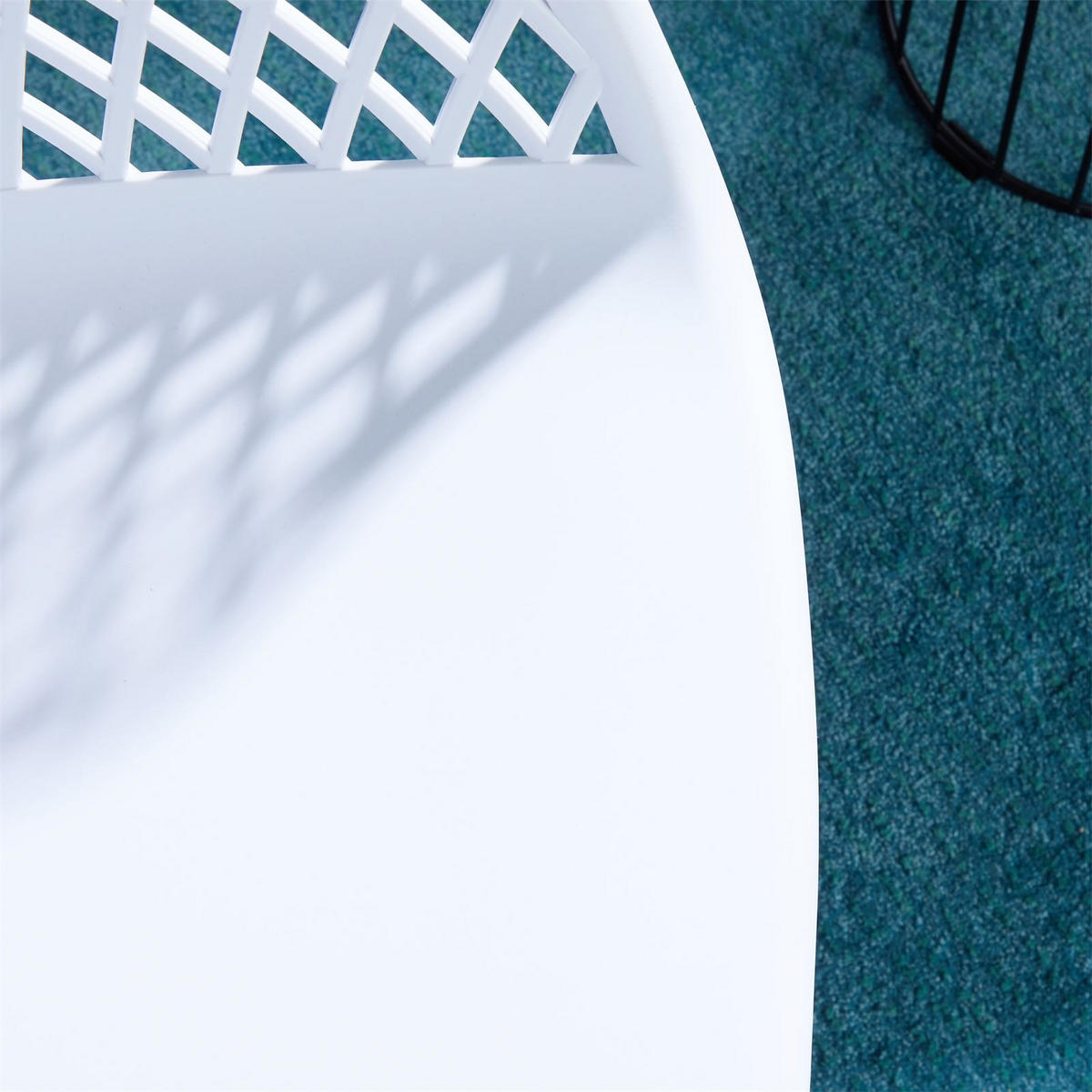 ESSZIMMERSTÜHLE MADEIRA 4ER-SET - Schwarz/Weiß, Textil (61/80/57cm) - IDIMEX