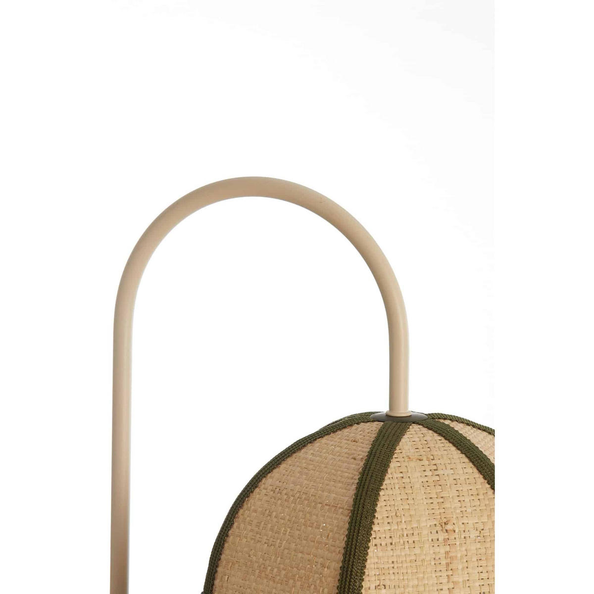 WANDLEUCHTE Sulina Grün 33/25/47 cm - Grün, Naturmaterialien (25/47/33cm) - Light & Living