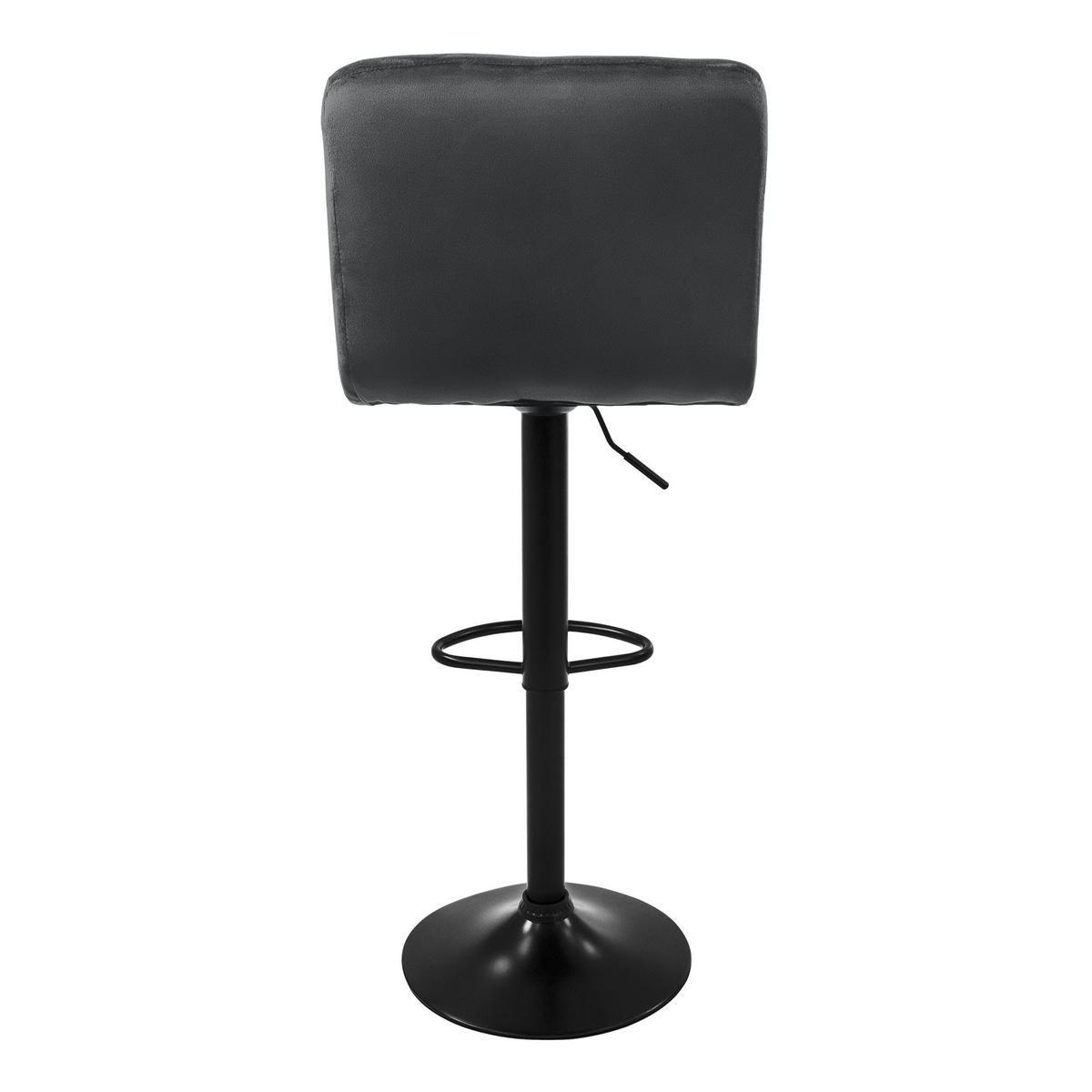 BARHOCKER Samt grau 2er Set - Grau, Metall (50/112/45cm) - ML-DESIGN