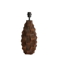 LAMPENFUSS Takabe Braun Ø20/38 cm - Braun, Holz (20/20/38cm) - Light & Living