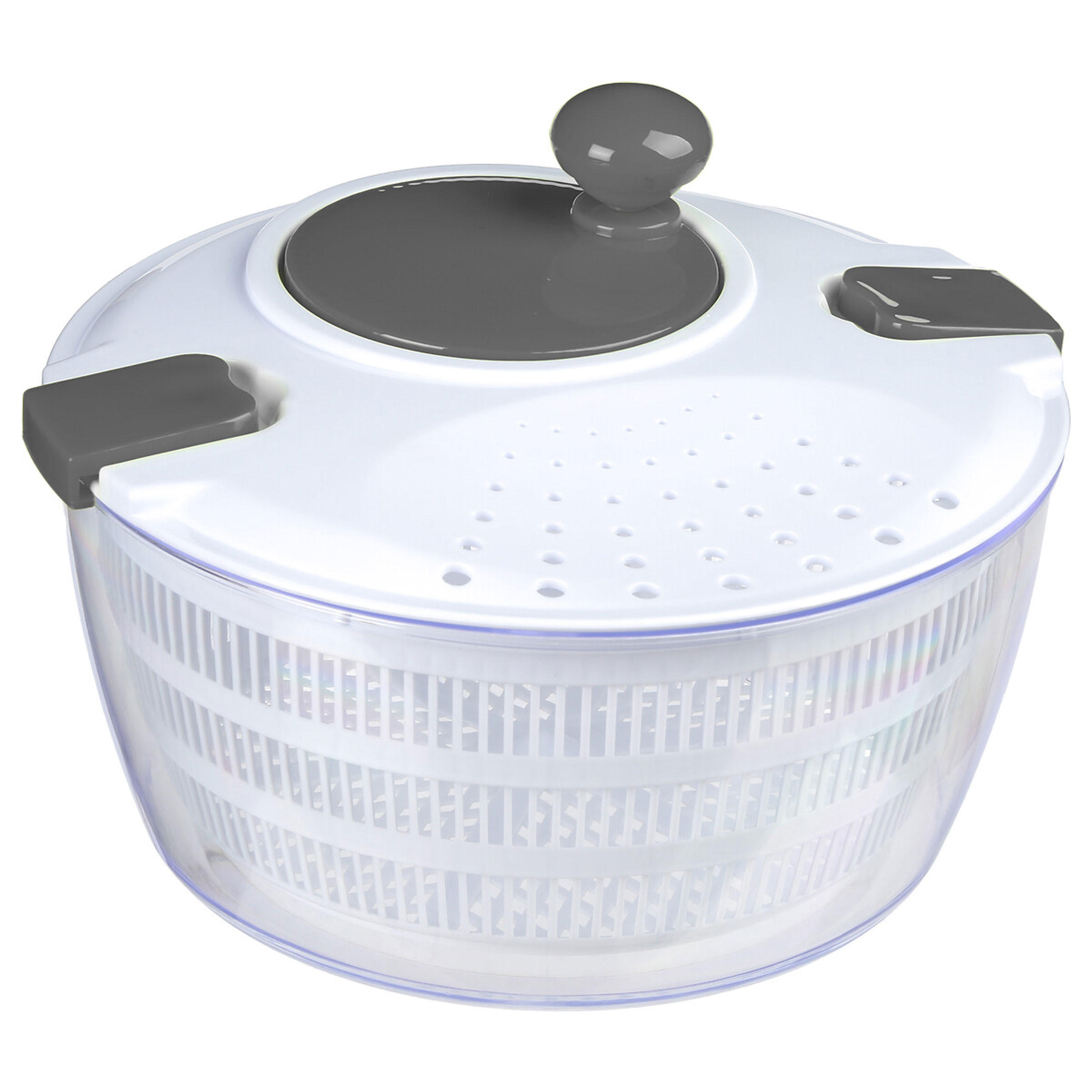 SALATSCHLEUDER Clip-On, PP-Kunststoff, Weiß, 3 Liter - Weiß, Kunststoff (13.5/25.6cm) - 5five Simply Smart
