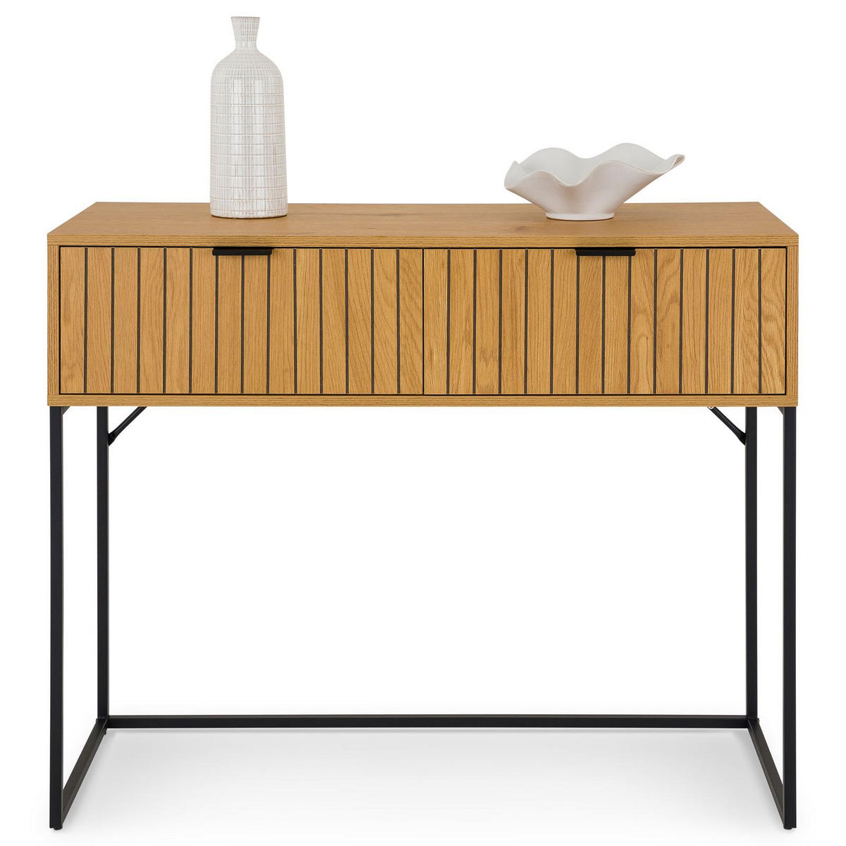 KONSOLENTISCH SELO - Schwarz, Holzwerkstoff (40/100/80cm) - IDIMEX
