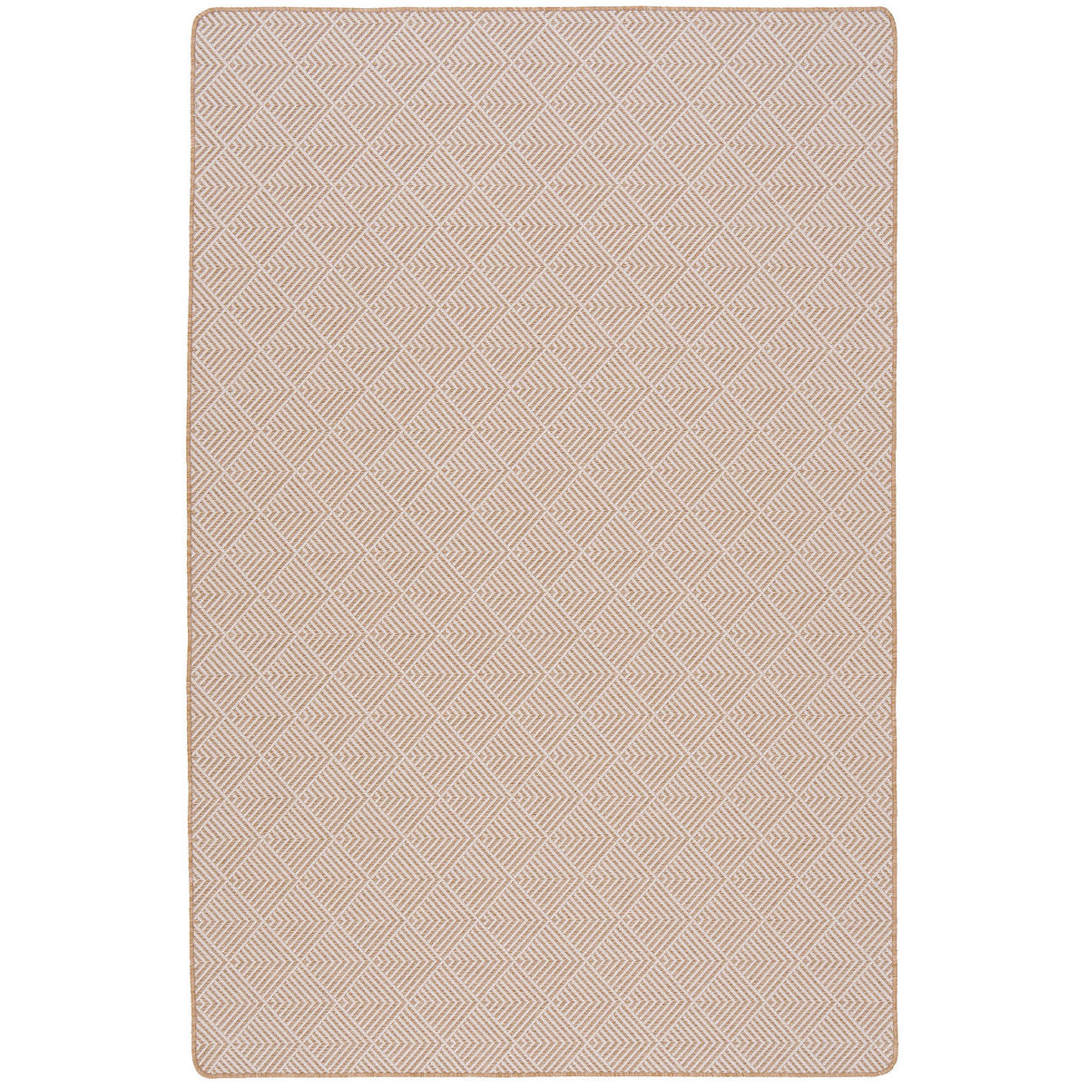 IN- UND OUTDOOR TEPPICH BEIDSEITIG NEWPORT MODERN - Nussbaumfarben, Textil (133/133cm) - Snapstyle