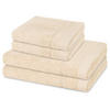 FROTTIERSET Rubin 4-teilig - Naturfarben, Textil (50/100cm) - Ross